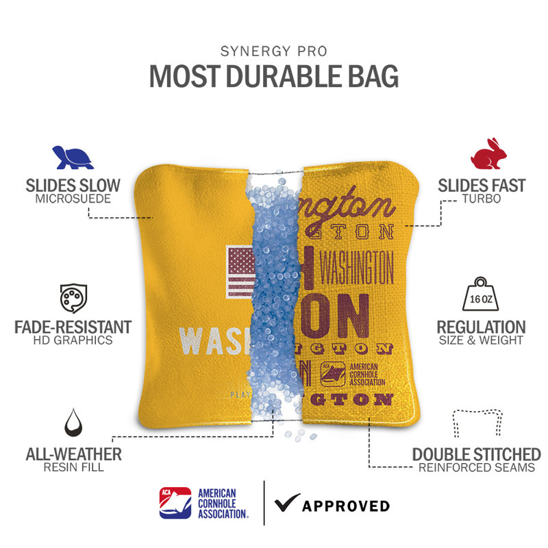 Washington Washington - sacs de jeu Gornay Synergy Pro, Jaune