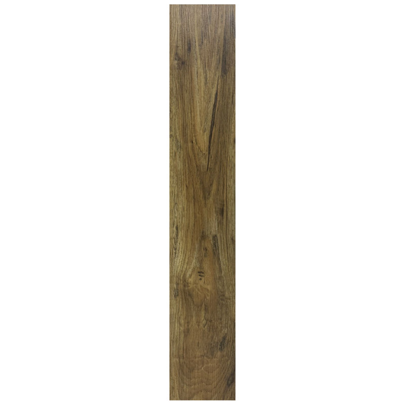Planche de vinyle de luxe l 6 po x L 36 po auto-adhésive, plancher de vinyle rigide à noyau de bois aspect bois (ensemble de 36)