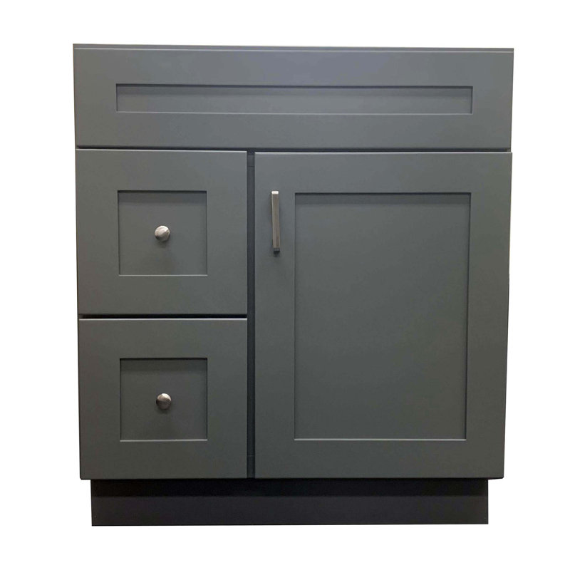 30'' Single Bathroom Vanity Base Only in Gray