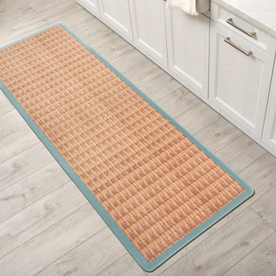 Ryann Abstract Water Resistant Anti Fatigue Non-Skid Kitchen Mat
