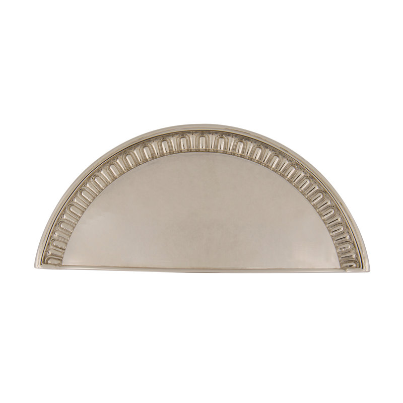 Nostalgic Warehouse Cup Pull Egg & Dart, Polished Nickel