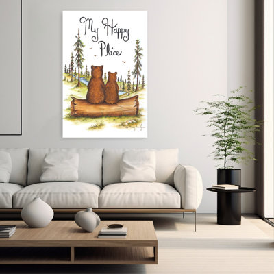 «My Happy Place», fantaisiste, ours contemporain, paysage, art naturel
