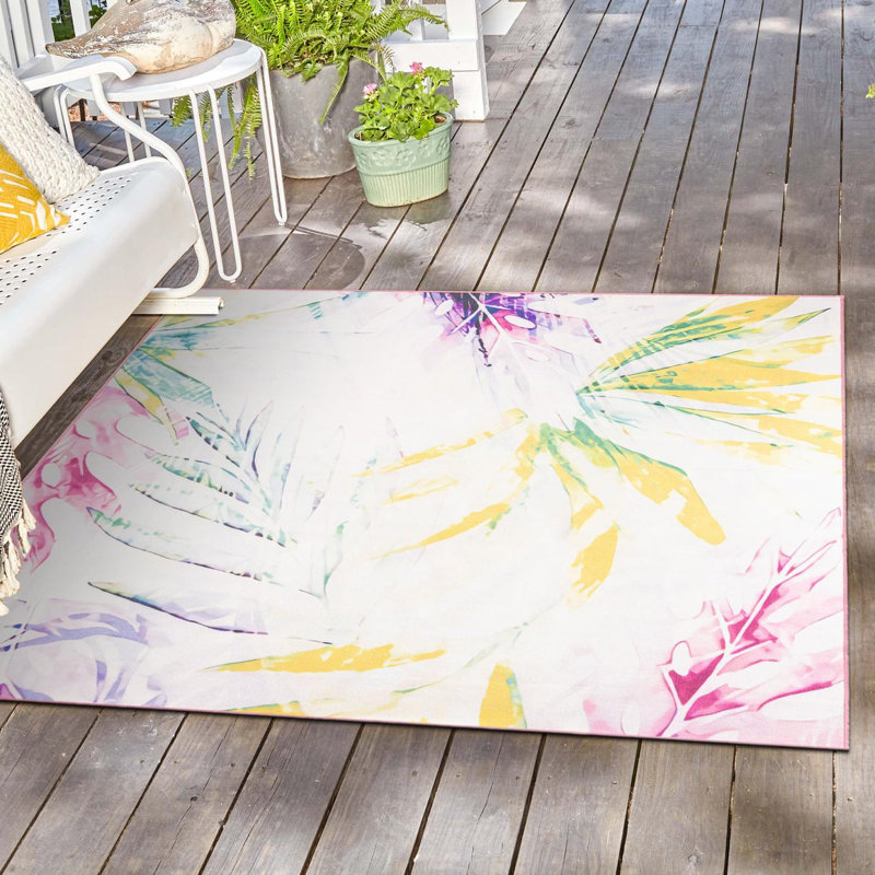Tapis intérieur / extérieur Jill Zarin Aruba Caribbean, Carré 7 pi 10 po