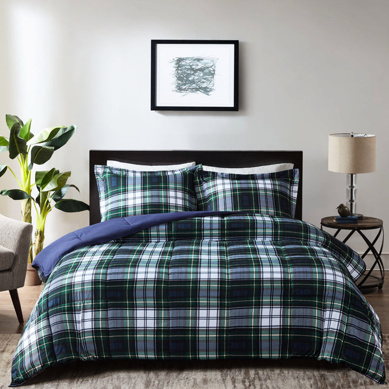 Literie douce 3M, édredon double / grand avec qualité absorbante, tissu de contrôle, Full/Queen Comforter + 2 Shams