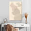 Avery Mid-Century brun abstrait II-108234595