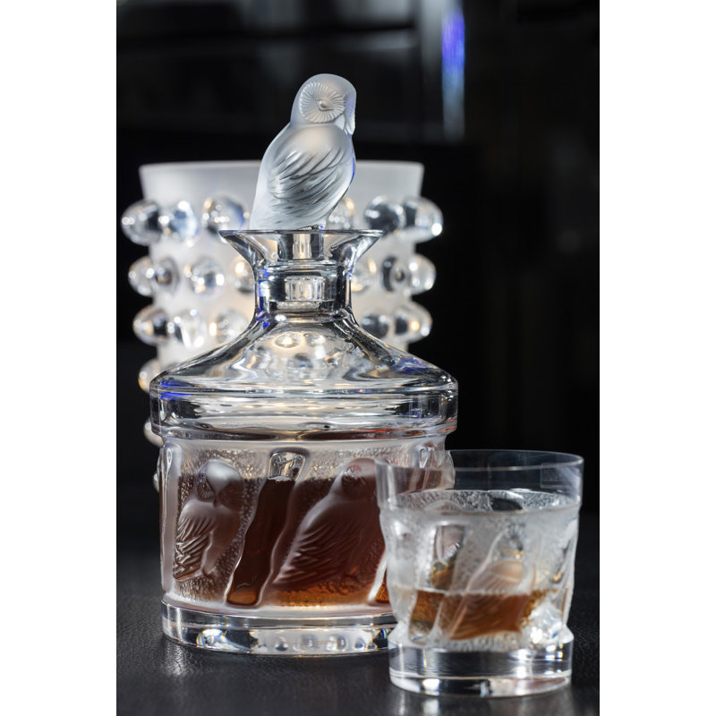 Owl Crystal Whiskey Decanter
