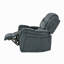 Fauteuil inclinable et oscillant classique en tissu gris acier Classic Design pour un confort luxueux et une élégance intemporelle-1772858959