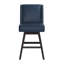 Tabouret de comptoir pivotant rembourré Kamiyla-1711578614