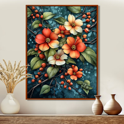 Korte cornouiller une symphonie de branches et de fleurs III - cornouiller grand art mural