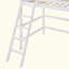 Lit mezzanine en bois avec échelle-1221677423