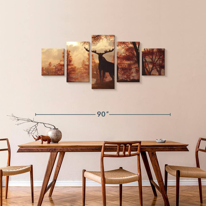 Dreamy Moose, 36" H x 80" W
