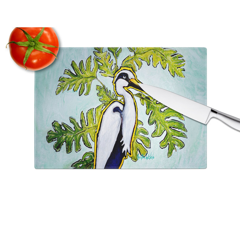 Planche à découper en verre Jungle Fever Heron