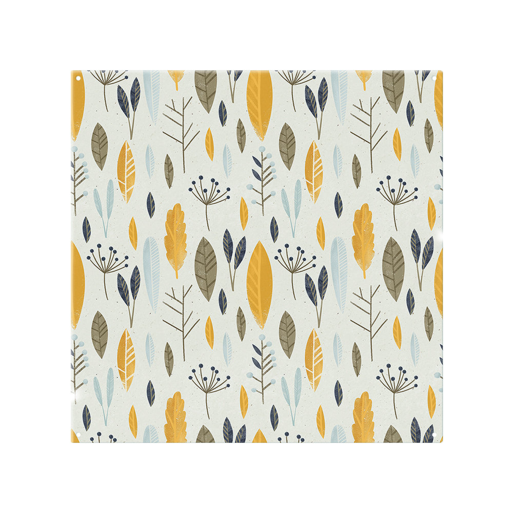 Autumn Floral Illustrations Splash Back