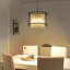 Lustre moderne en cristal noir avec hauteur réglable, luminaire suspendu tambour réglable pour salle à manger, îlot de cuisine, salon, entrée et couloir