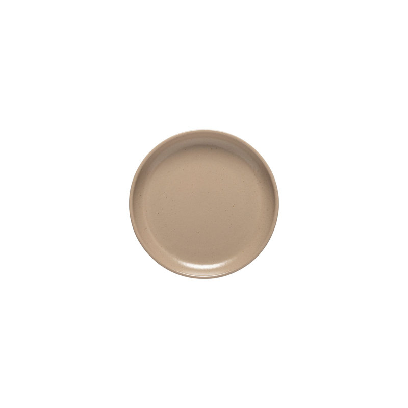Pacifica Handmade Stoneware Bread And Butter Plate, Chestnut