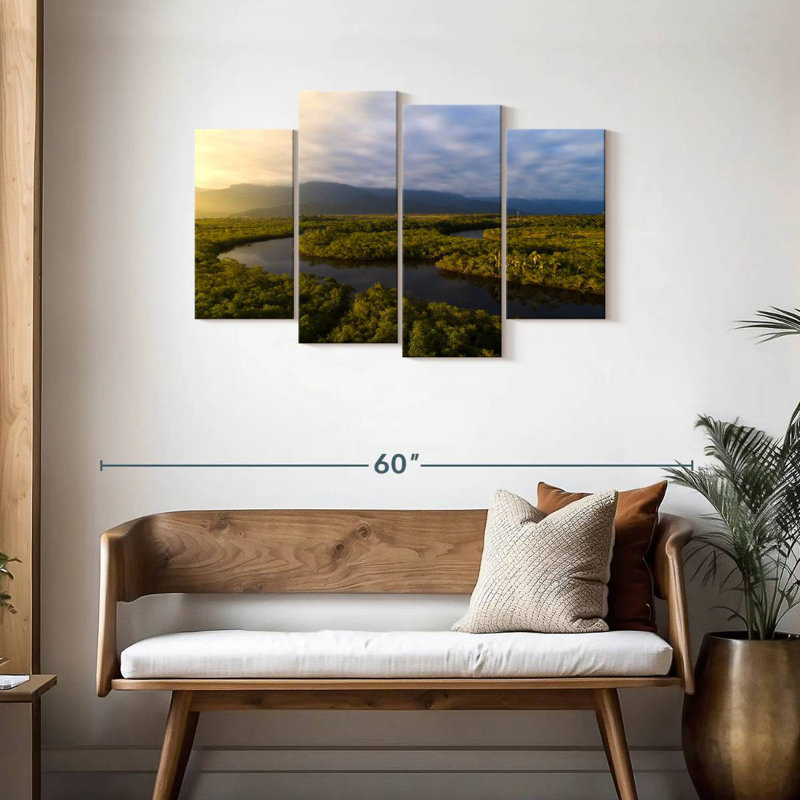 Alvord Amazon Forest River, 27" H x 43" W