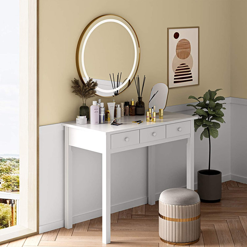 Bureau avec huche Akiyoshi, Blanc