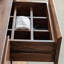 Armoire de rangement en noyer noir