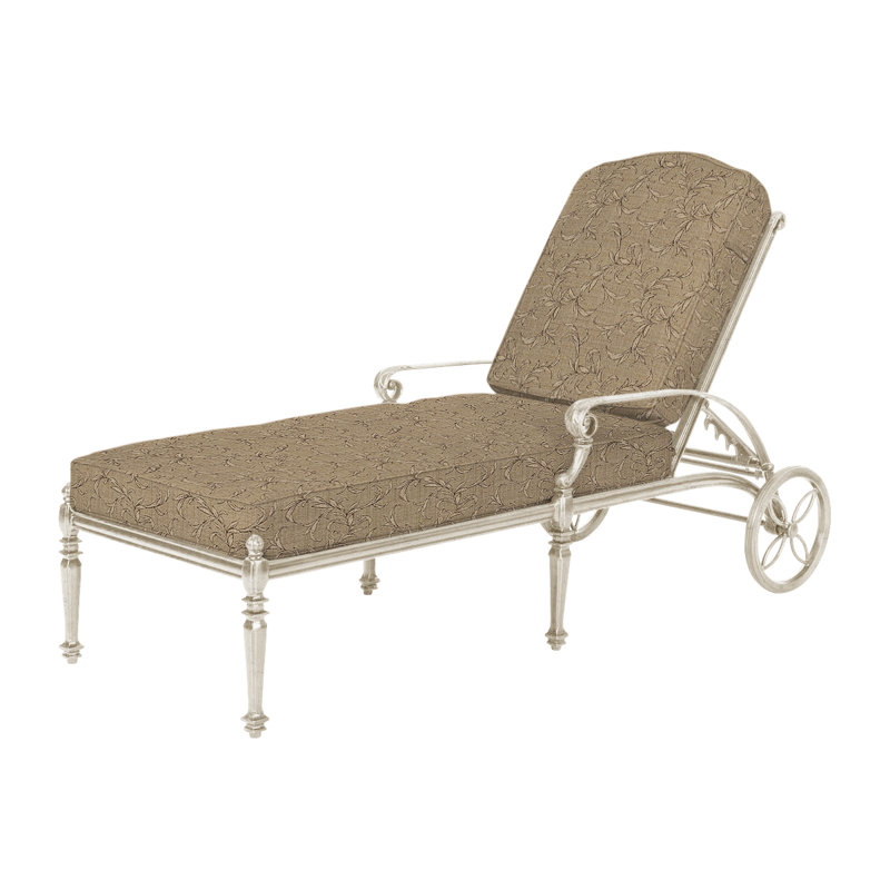 Grand Terrace Chaise Lounge with Sunbrella Cushions, Desert Bronze, Bessemer