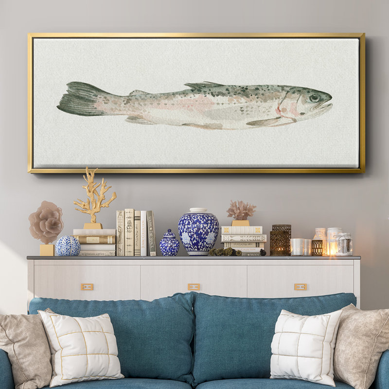 Fresh Catch I- Framed Canvas
