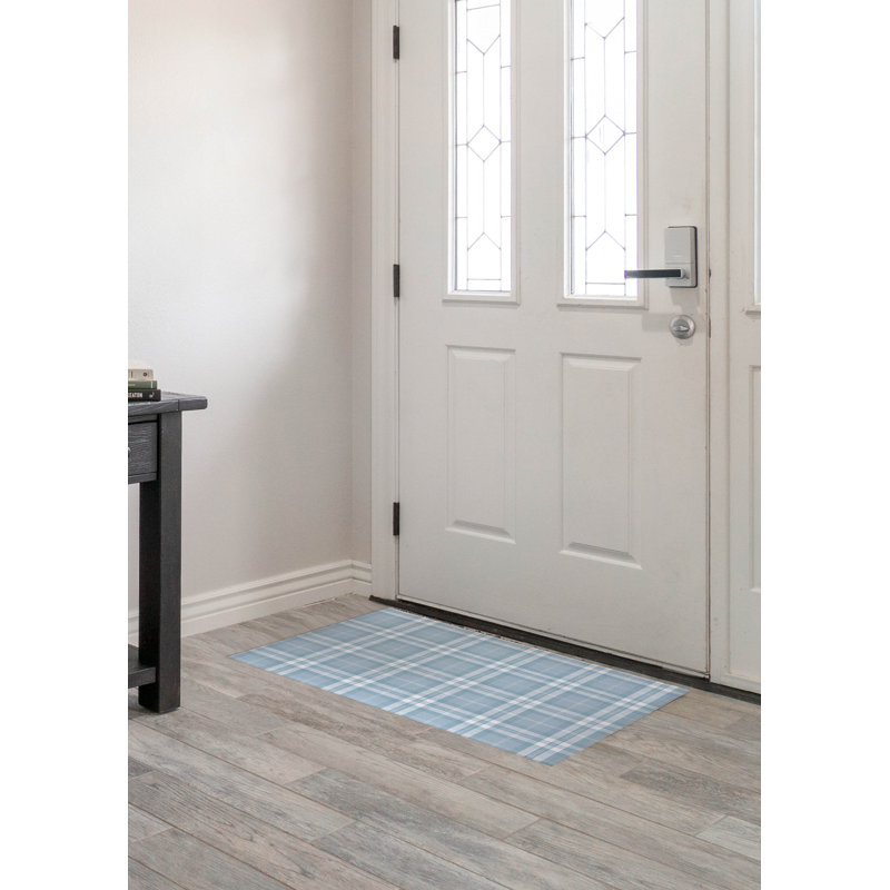 Paillasson Dabira, Bleu, L 60 po x L 84 po