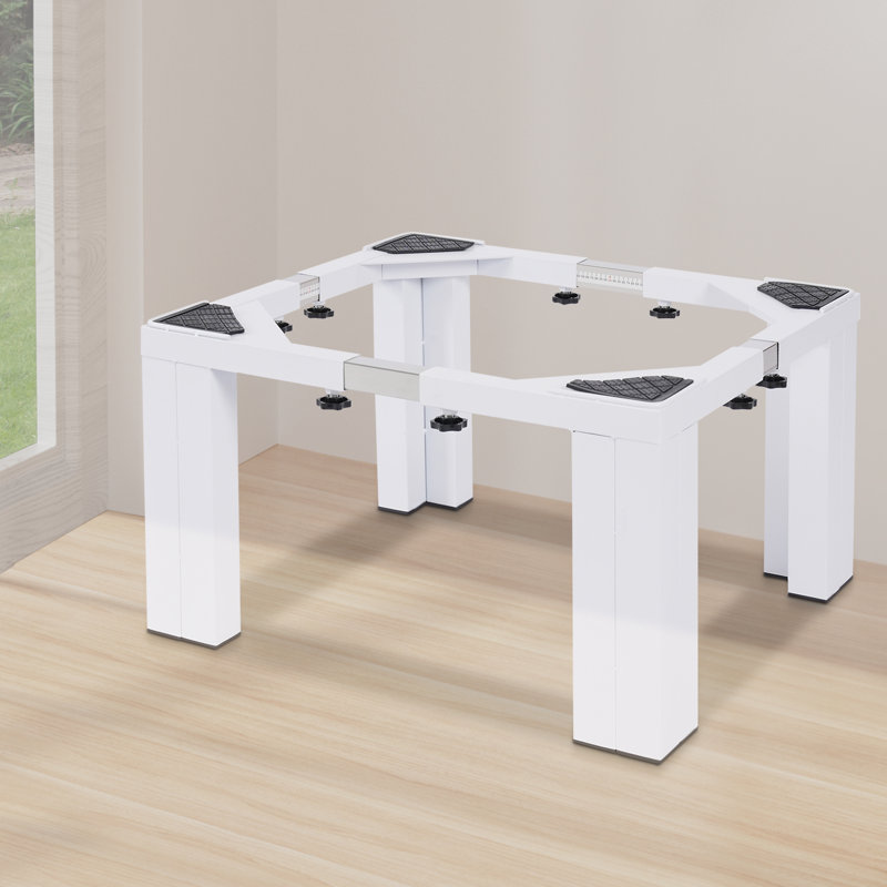 YYBSH Washing Machine Pedestal Adjustable, White
