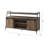 Rashawn Rustic Oak & Black Finish TV Stand