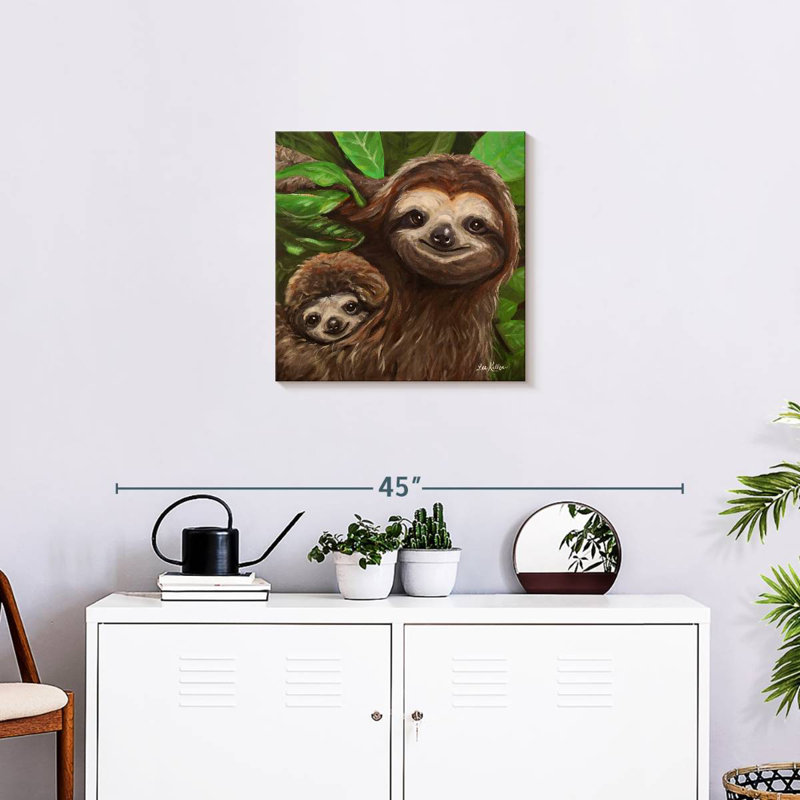 Brampt Sloth All Smiles, 20" H x 20" W