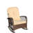 Outdoor Rocking Product, Wide Seat Pad, Steel Structure, Patio Garden Backyard, Shallow Brown Spot Chair Setting, Style Model, Model Pattern, Bedrock Layer Level-594510420