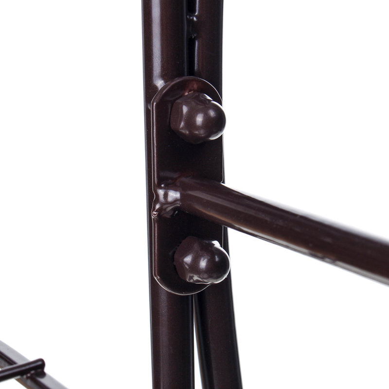 Hershel Metal Weather Resistant Plant Stand, Coffee