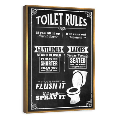 His And Hers Bathroom Rules