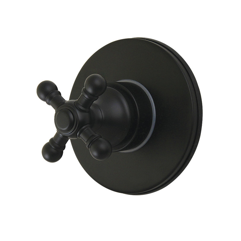 Valve de dérivation à une poignée KS4031BX Kingston, Noir mat