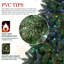 Arbre de Noël artificiel pré-éclairé avec base en métal pliable-160661526
