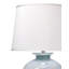 Lampe de table bleue 26,5 po Heirloom