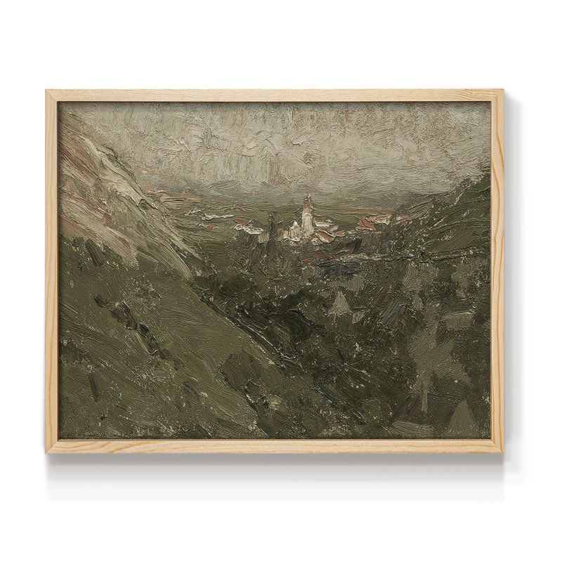 Paysages rétro-DCLxxix-impression encadrée - réversible, H 8 po x l 10 po, Naturel