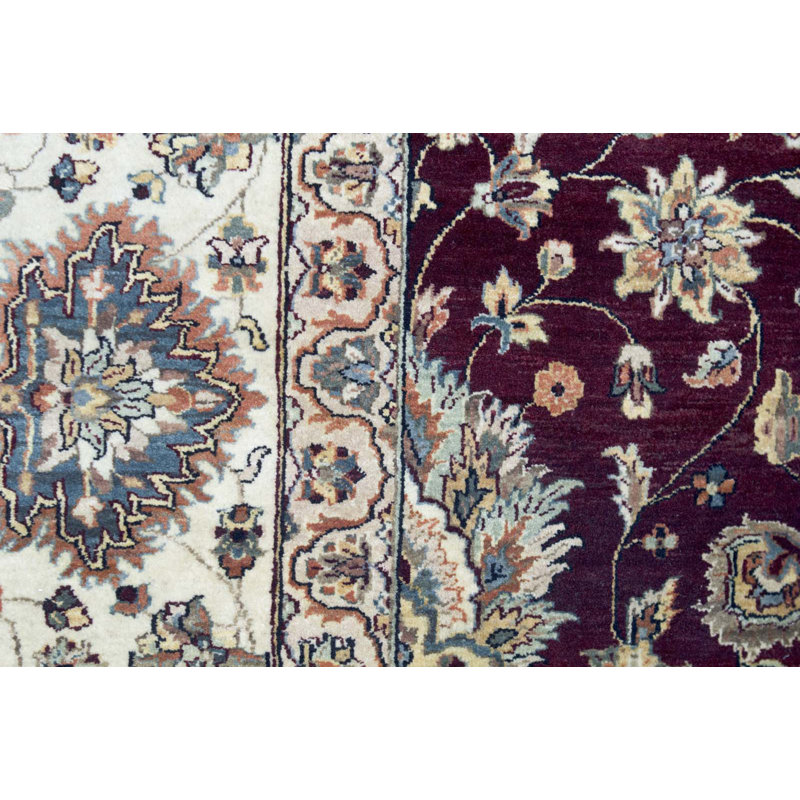 Wool Oriental Area Rug, Square 9'