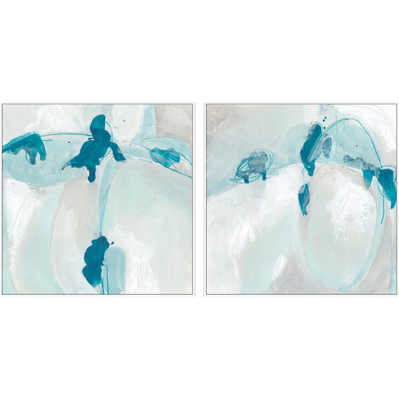 «Trace Echo» par Marmont Hill, impression sur toile flottante 2 pièces, H 12 po x l 12 po x P 1,5 po