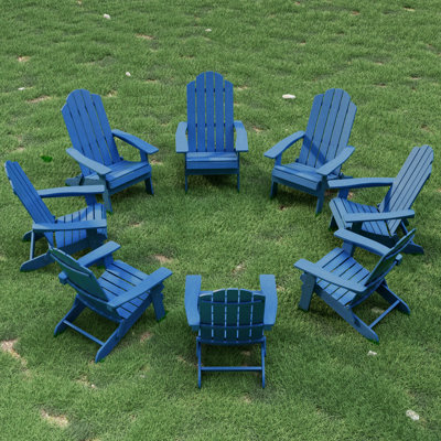 Chaise Adirondack pliante en plastique