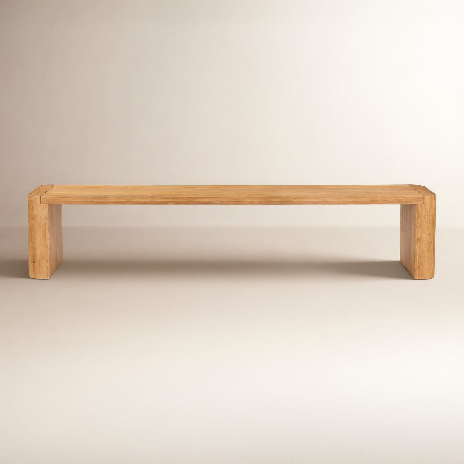 Channing 82" Dining Bench, 17" H x 82" W x 16" D, Natural