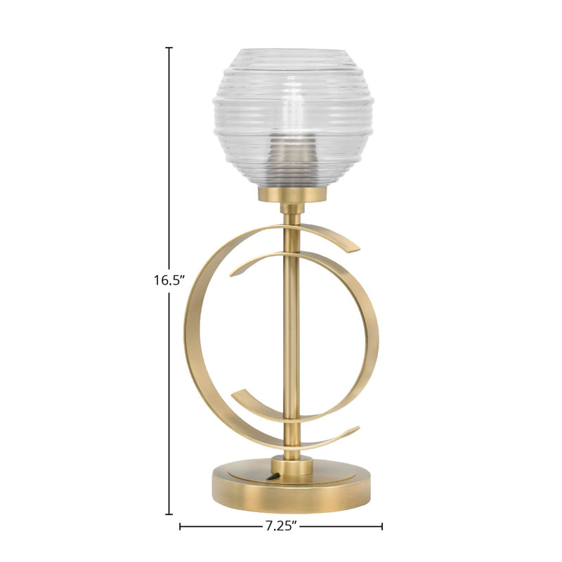 Lampe Aroon, Transparent, Laiton