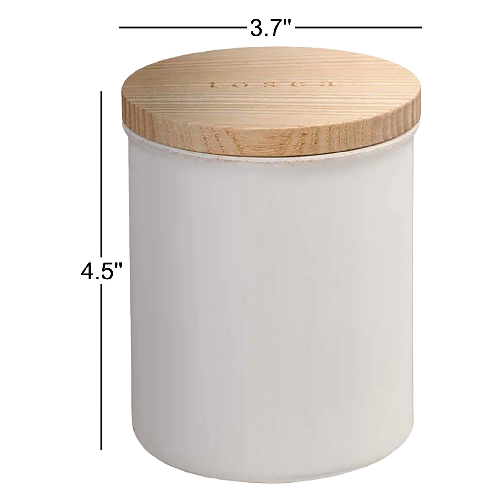 Yamazaki Home Tosca Ceramic Kitchen Canister