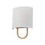 Applique murale en tissu 1 lumière de style bord de mer-1452405460