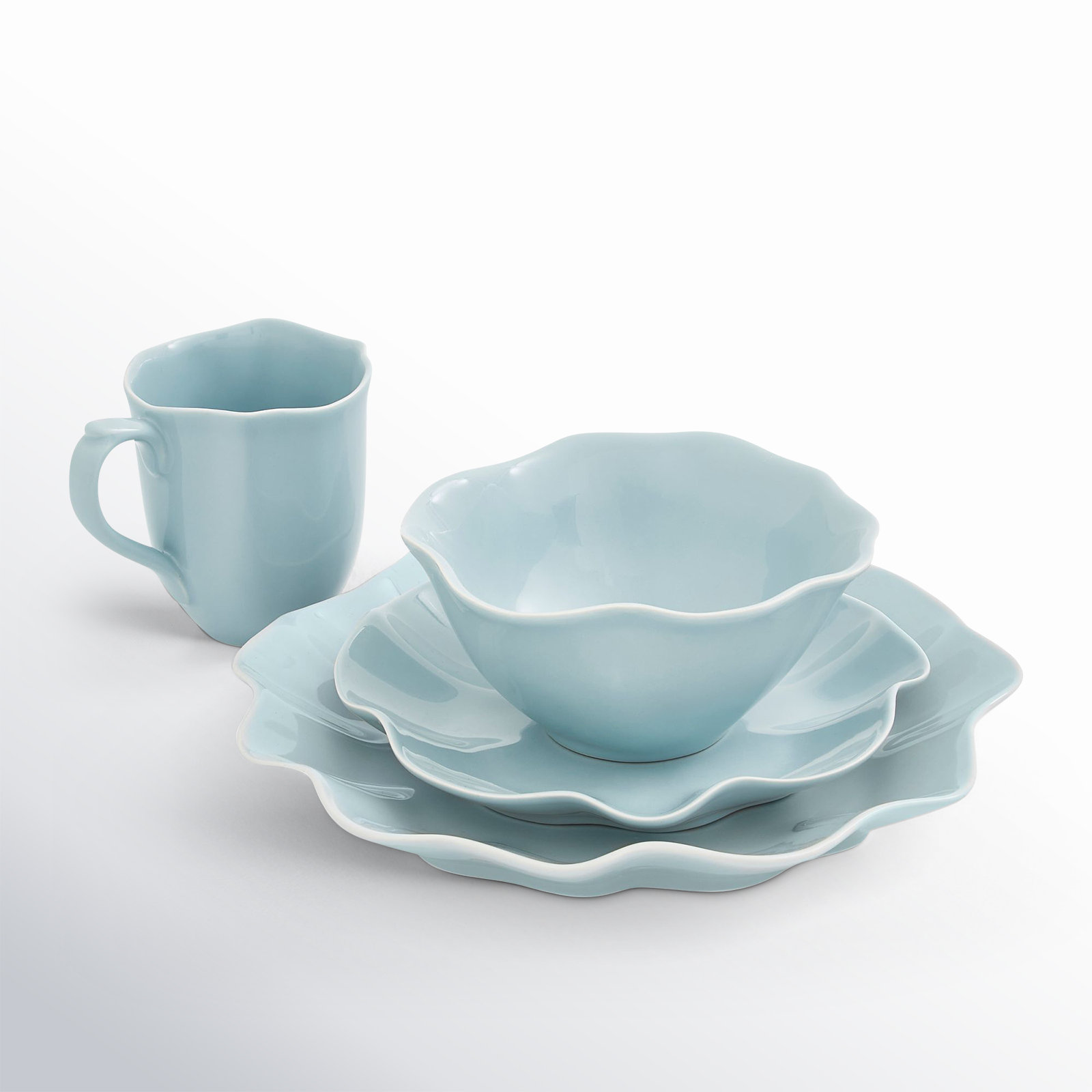 Portmeirion Sophie Conran 4-Piece Floret & Reviews | Birch Lane