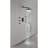 Wall Mounted Shower System with Bodysprays