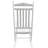 Balcony Porch Adult Rocking Chair - White Solid Wood, Relaxing Wide Seat & Armrest, Slatted Back Rest, Easy Assembly Included, 280Lbs Capacity Hardwood, Cozy Stable Simple Required, Weight Support-2087872051