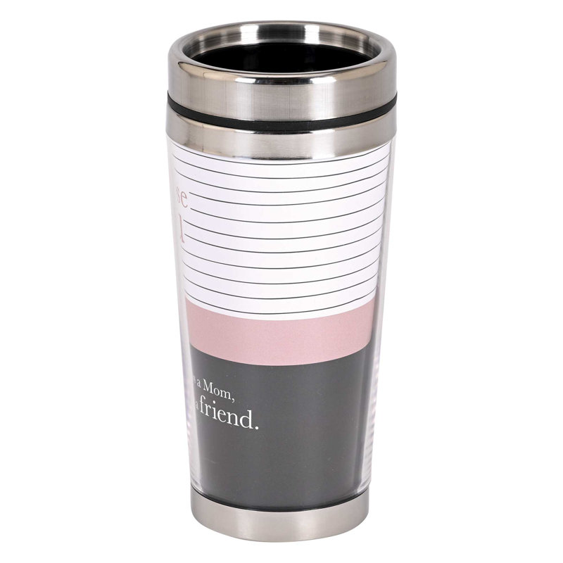 Dicksons Inc 16oz. Double Wall Insulated Stainless Steel Travel Mug