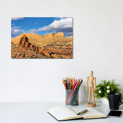 Peek-A-Boo Arch, Grand Staircase-Escalante National Monument, Utah by Jeff Foott - Wrapped Canvas Print