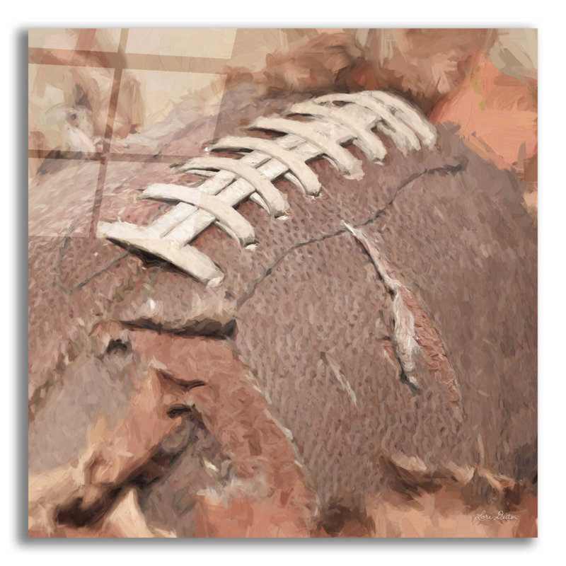 «Football Season» par Lori Deiter, H 12 po x l 12 po x P 0,13 po