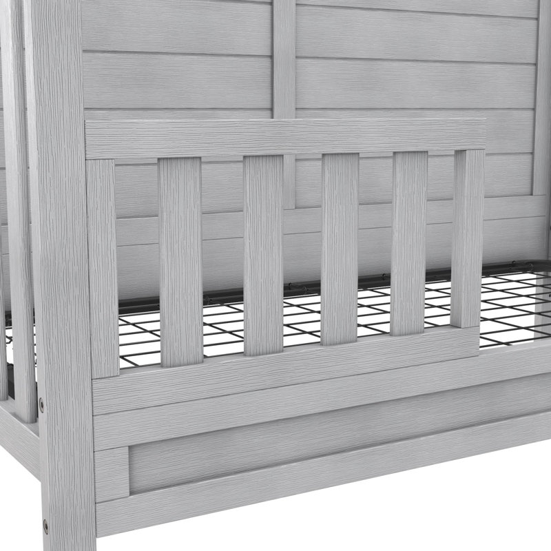 Rail pour lit de bébé Finch, Gris rustique