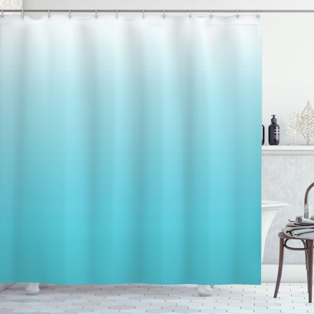 Maldive Ocean Art Single Shower Curtain Ambesonne